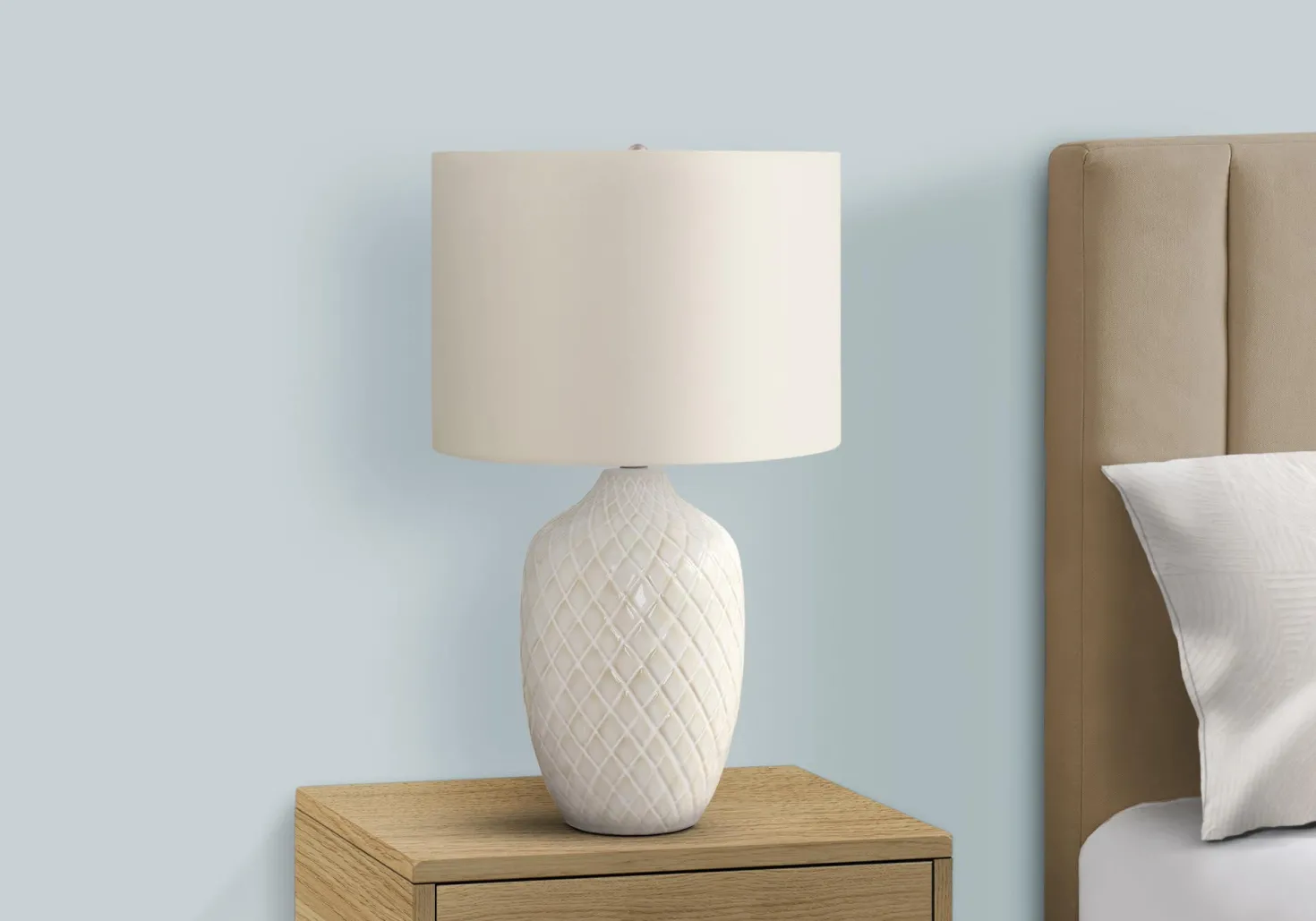 Lampe de table 25"H en céramique