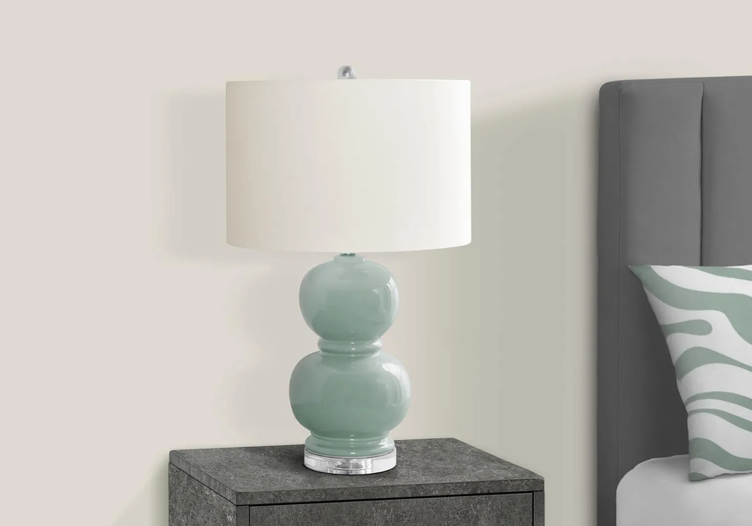 Lampe de table 25"H en céramique