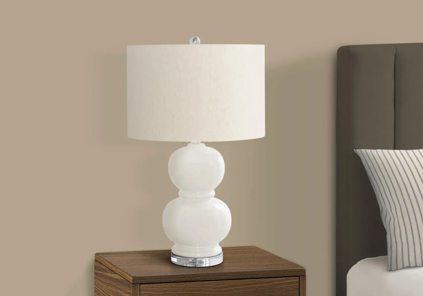 Lampe de table 25"H en céramique