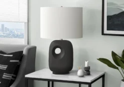 Lampe de table 26"H en céramique