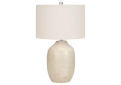 Lampe de table 26"H en céramique