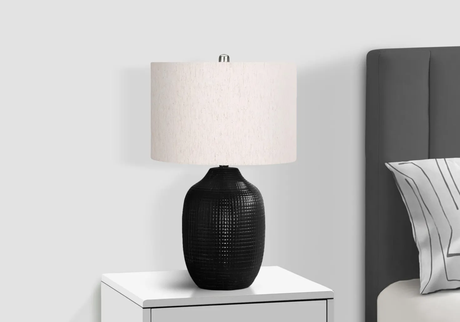 Lampe de table 26"H en céramique