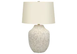 Lampe de table 26"H en céramique
