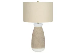 Lampe de table 27"H en céramique