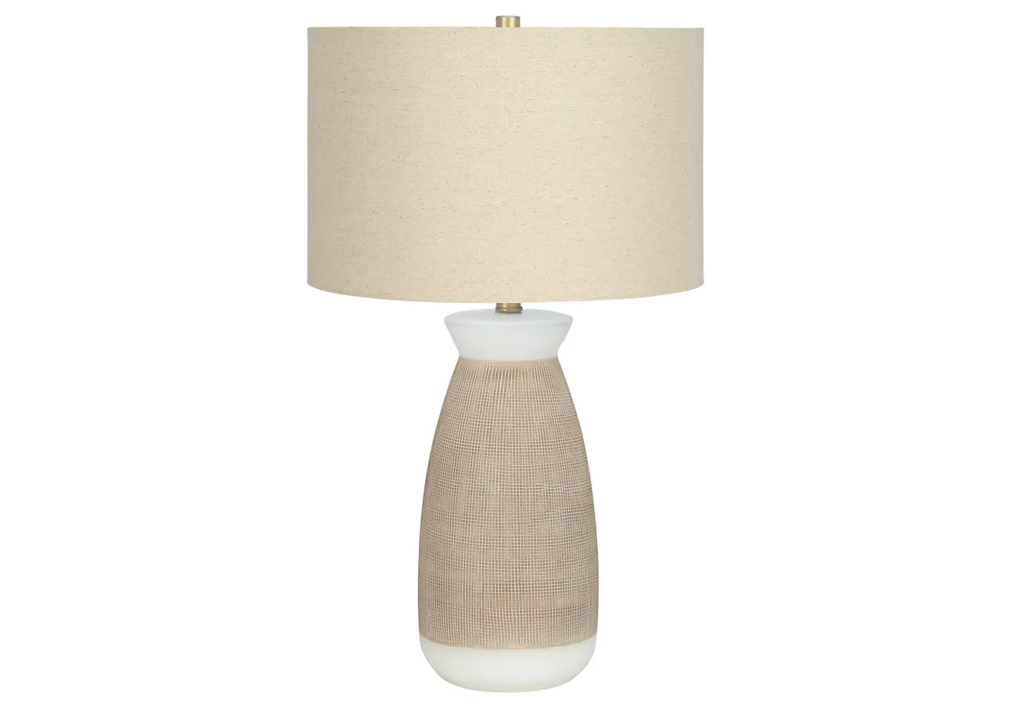 Lampe de table 27"H en céramique