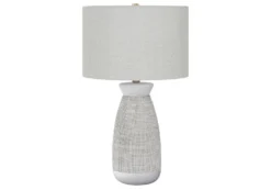 Lampe de table 27"H en céramique