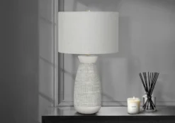 Lampe de table 27"H en céramique