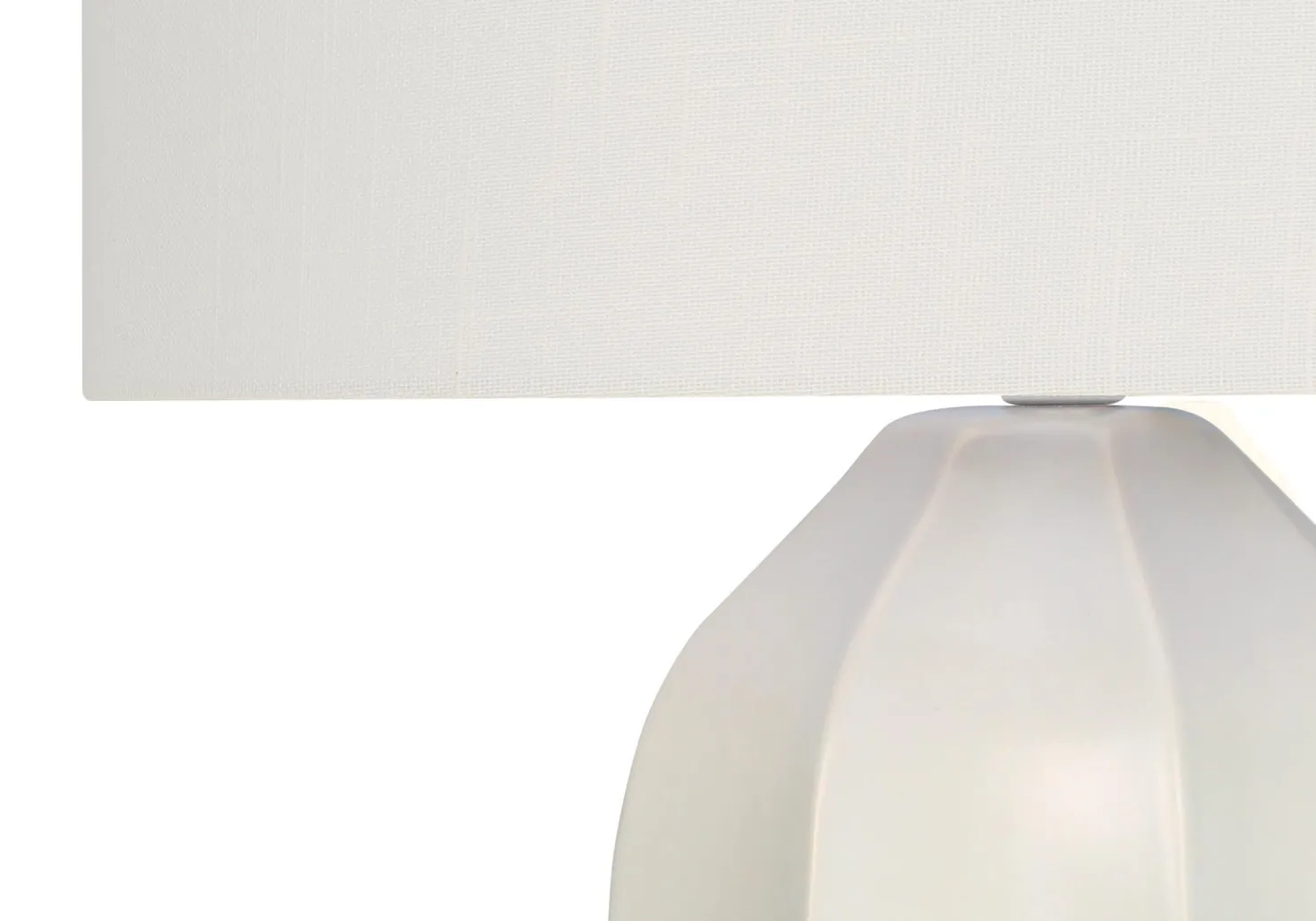 Lampe de table 27"H en céramique