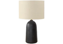 Lampe de table 27"H en céramique
