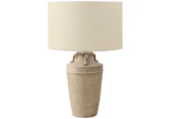 Lampe de table 28"H en céramique