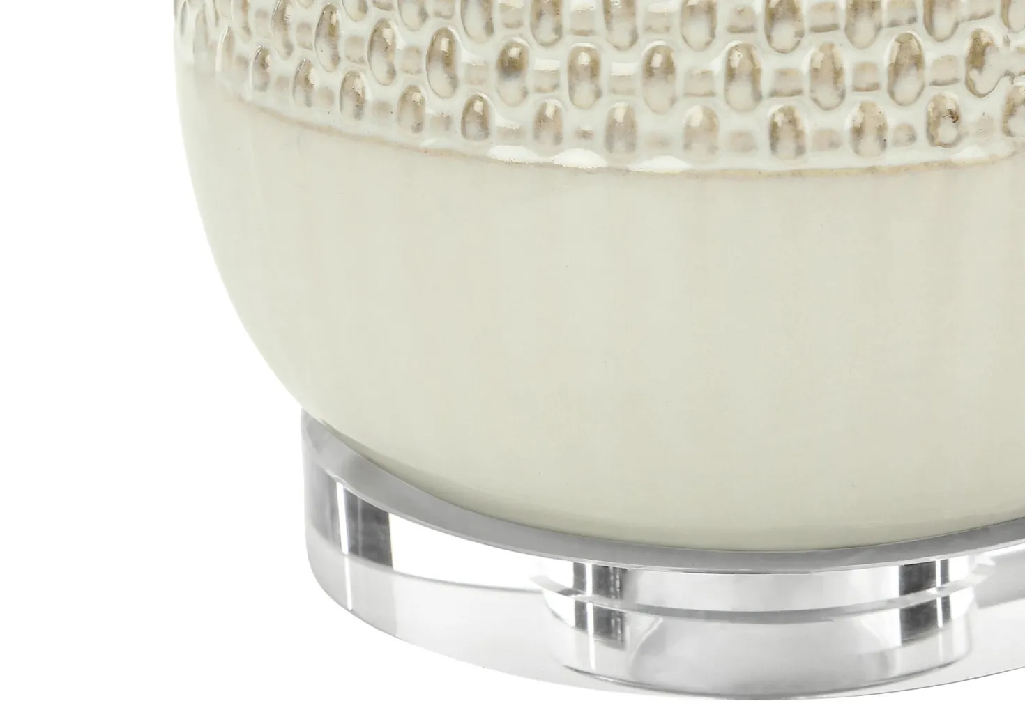 Lampe de table 31"H en céramique