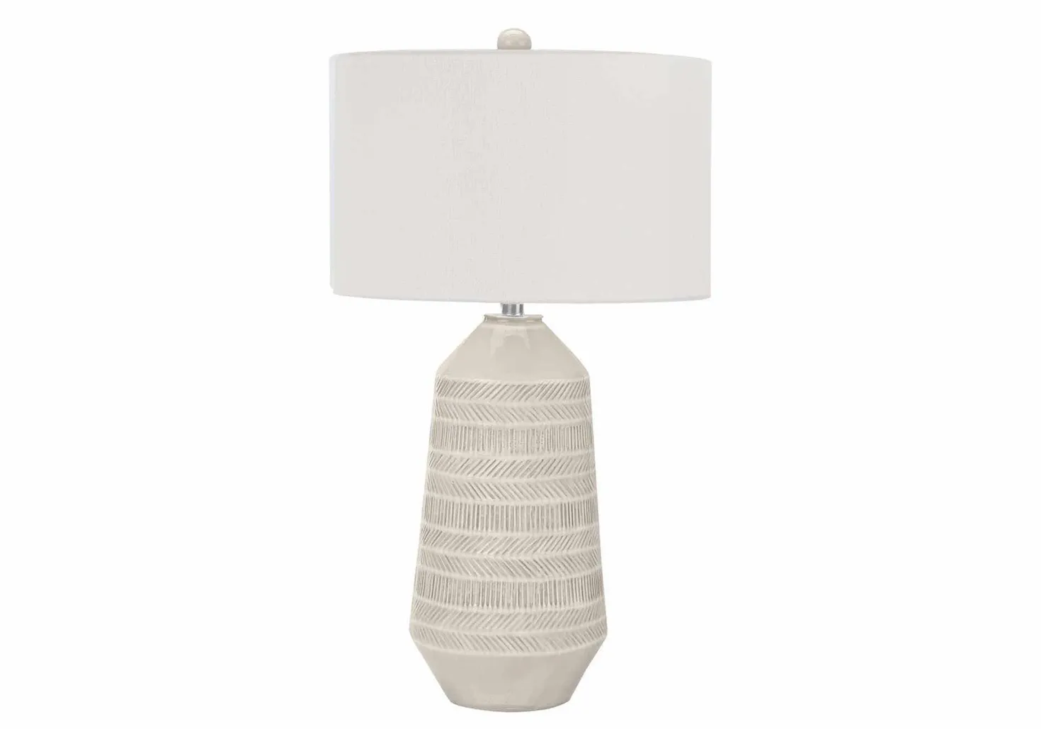 Lampe de table 33"H en céramique