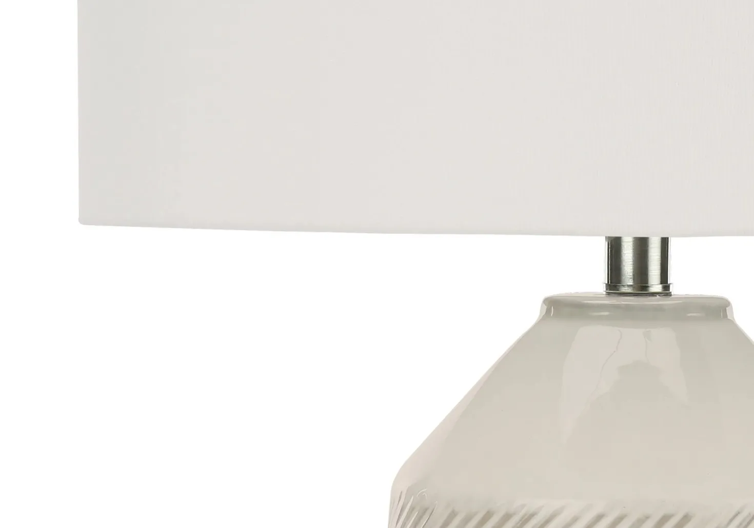 Lampe de table 33"H en céramique
