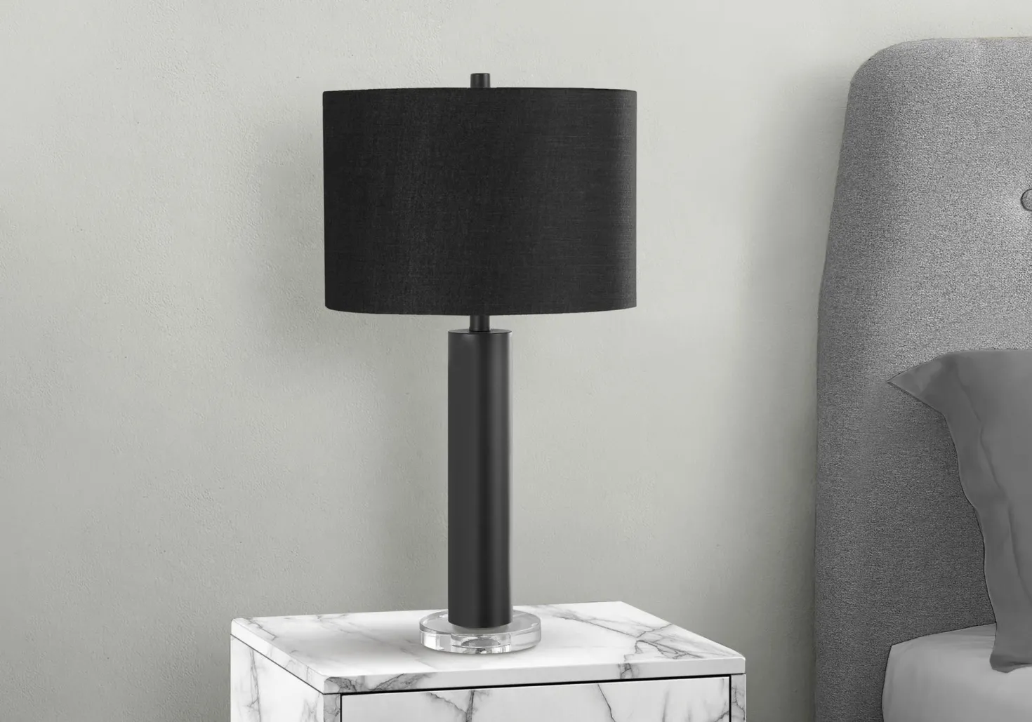 Lampe de table 28"H en métal