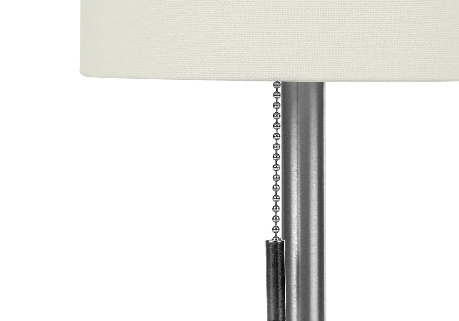 lampe de table 17"H en métal avec ports usb (bte de 2)