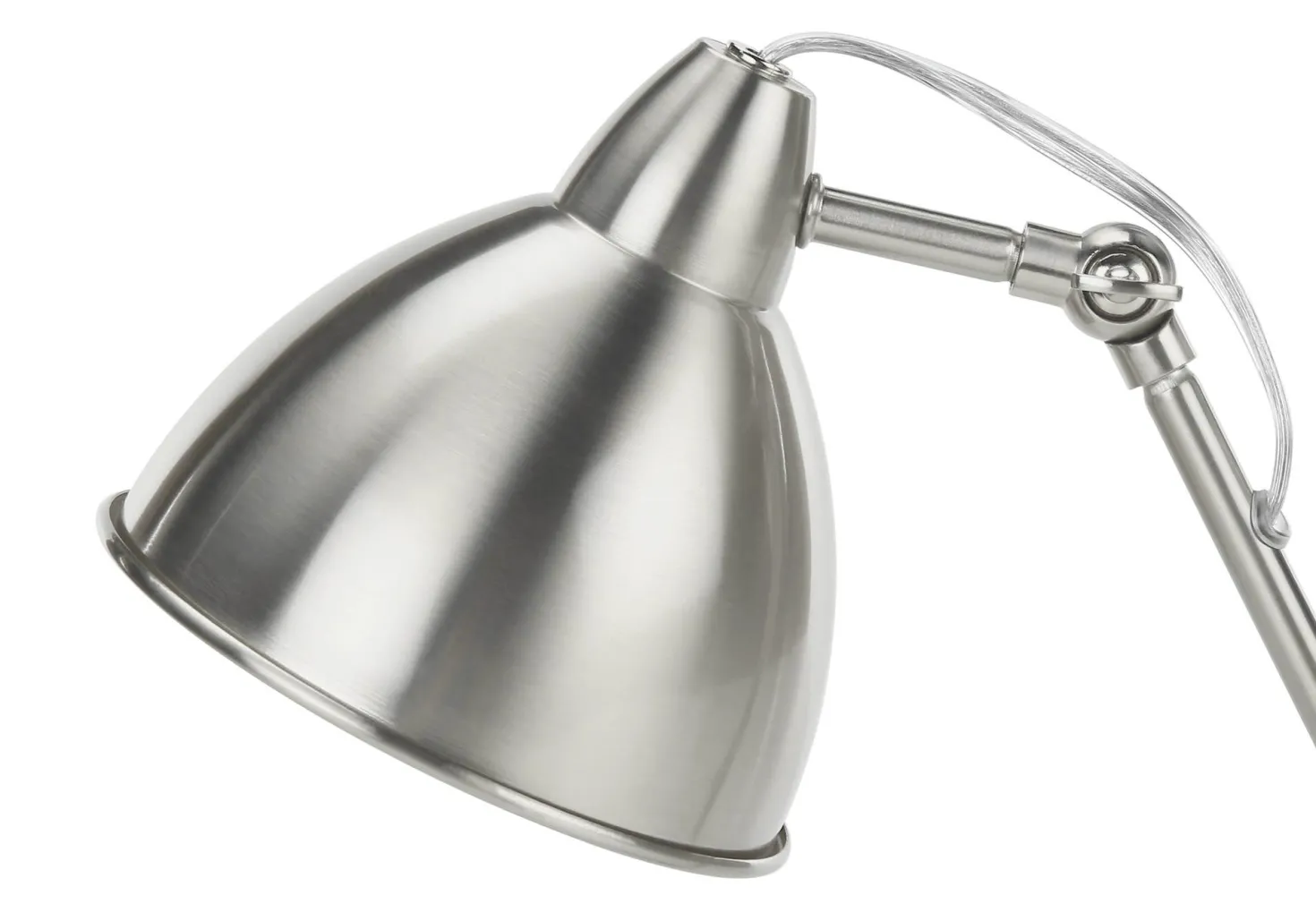 Lampe de table 17"H en métal avec ports usb