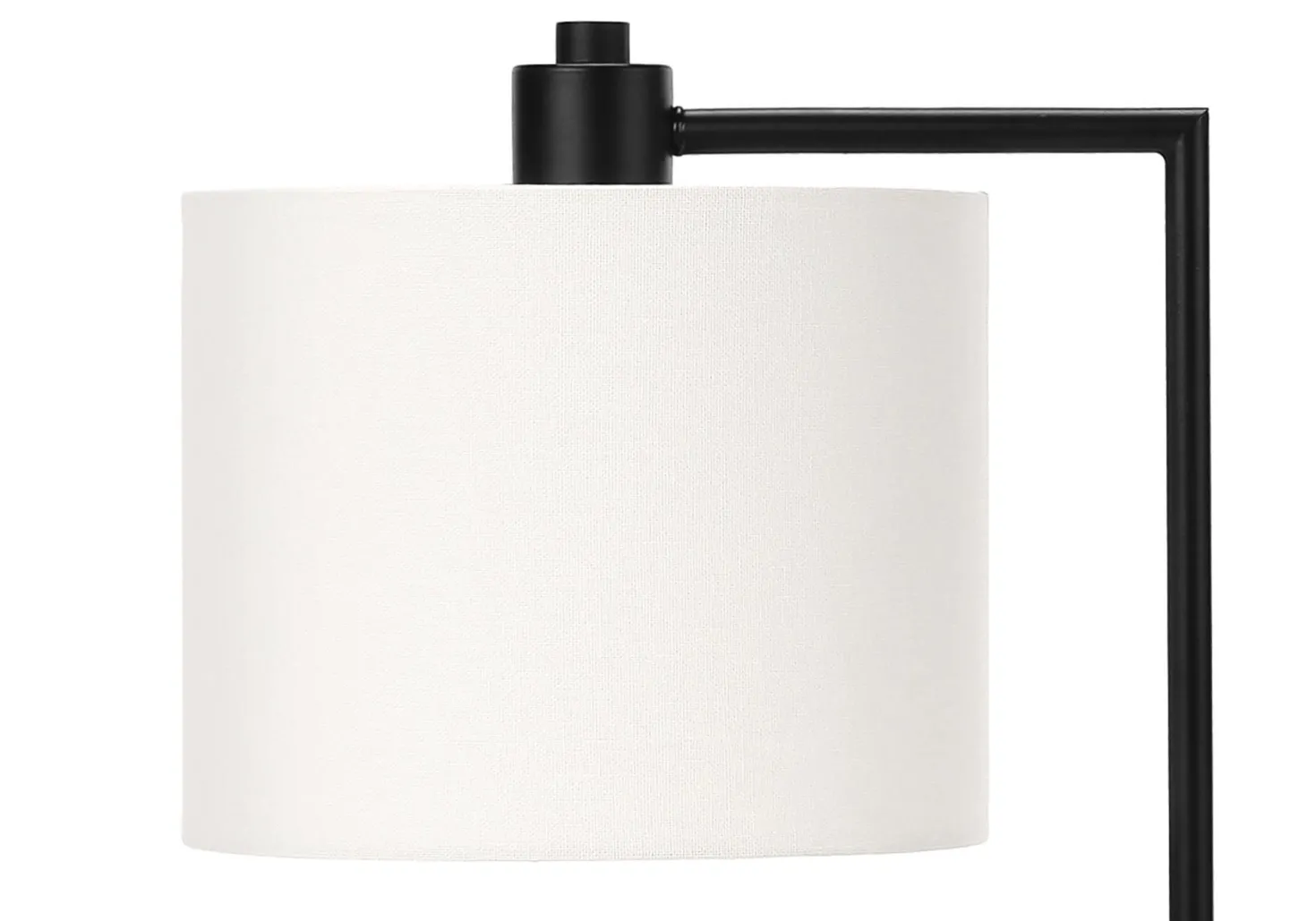 Lampe de table 19"H en métal avec ports usb