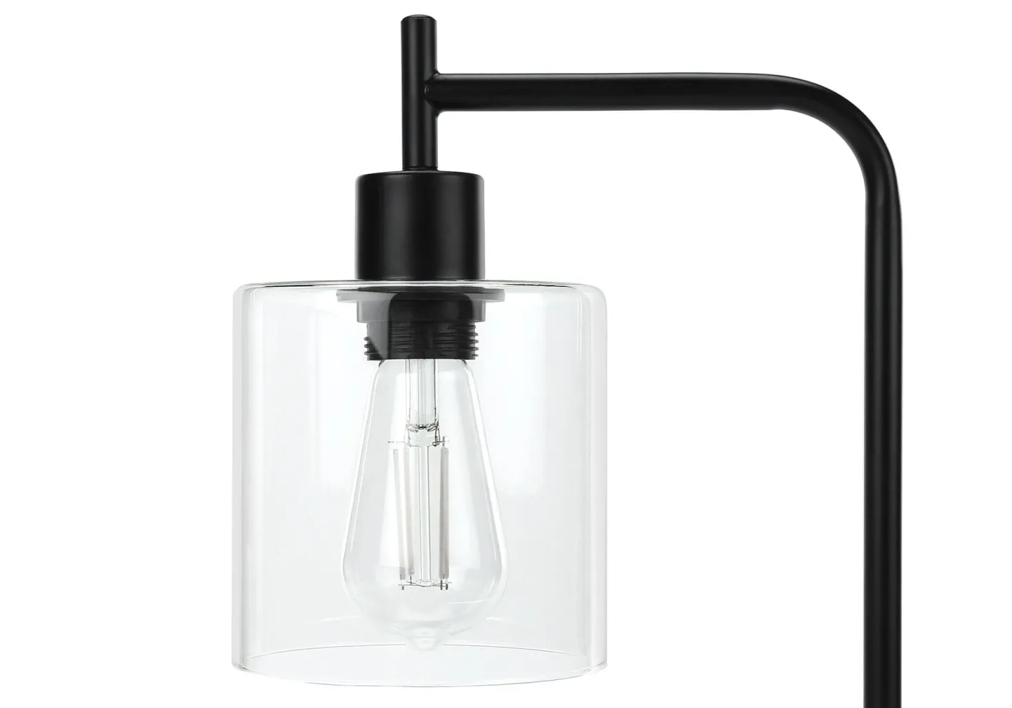 Lampe de table 20"H en métal avec ports usb