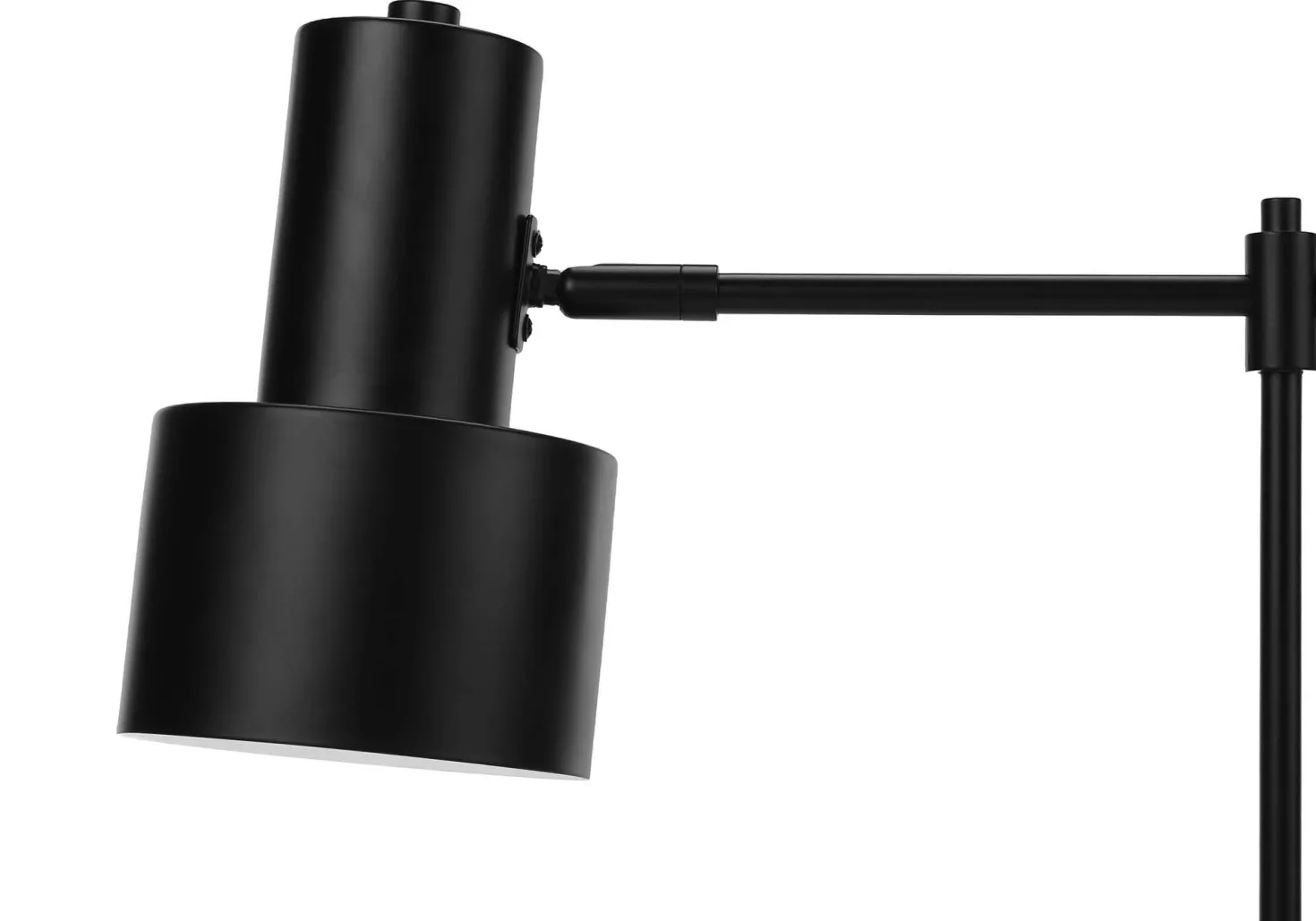 Lampe de table 21"H en métal avec ports usb