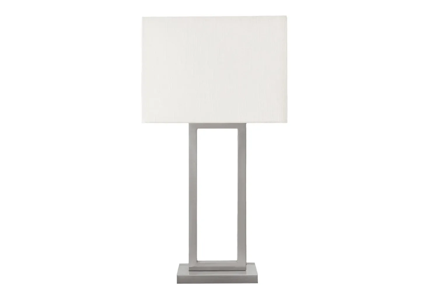 Lampe de table 28"H en métal avec port usb
