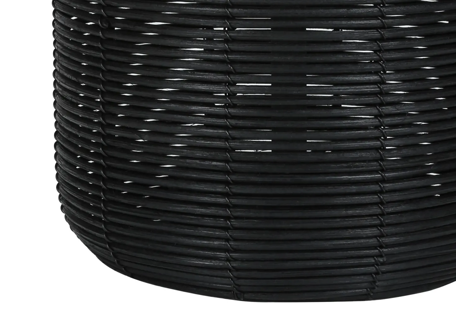 Lampe de table 23"H en rotin