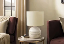 Lampe de table 15"H en résine