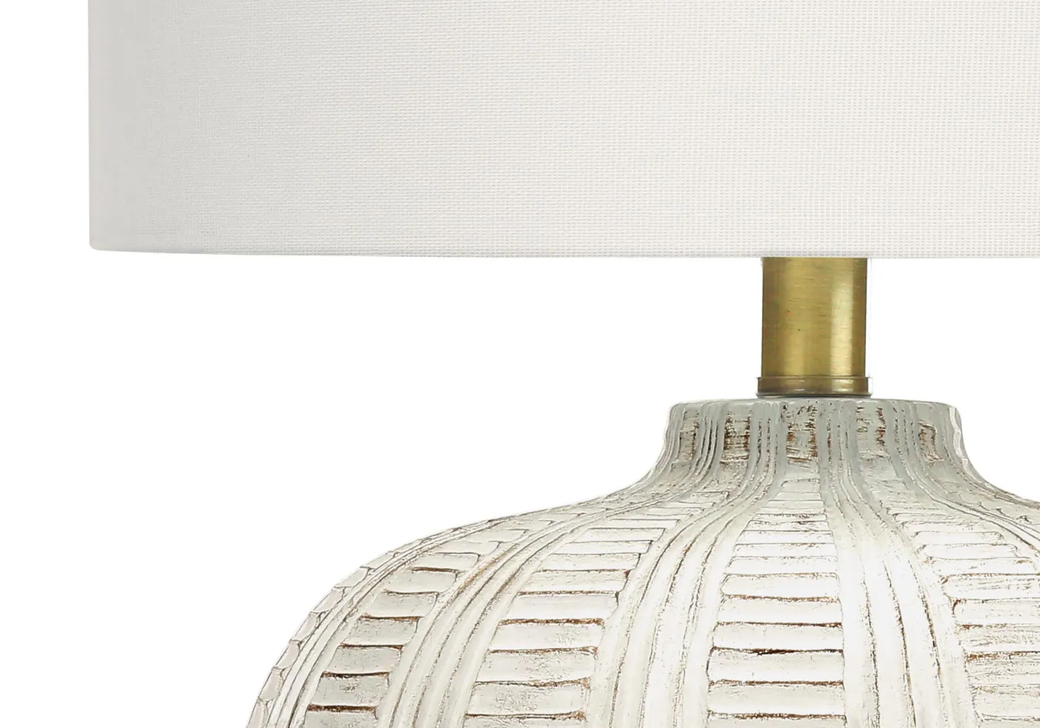 Lampe de table 21"H en résine