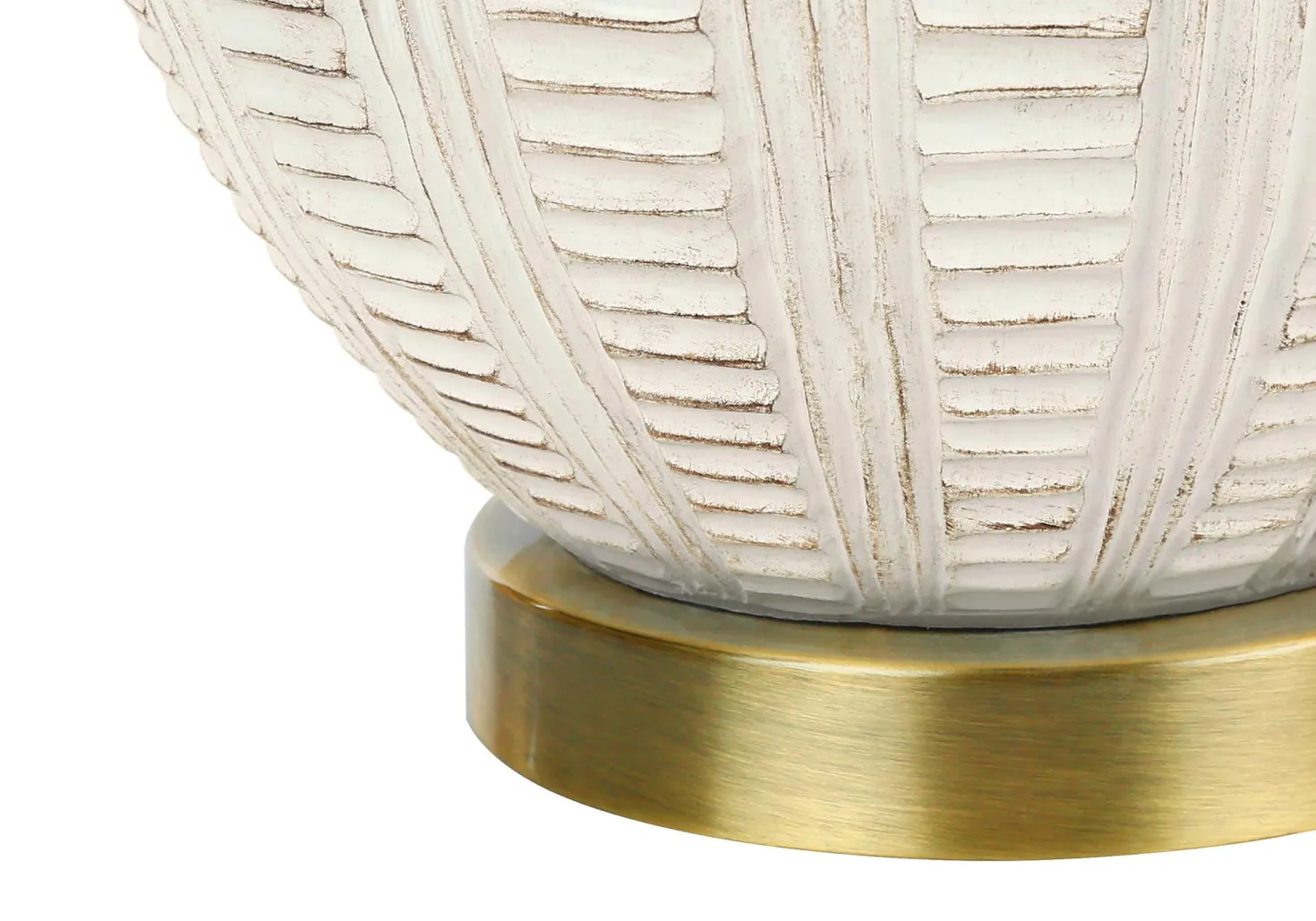 Lampe de table 21"H en résine