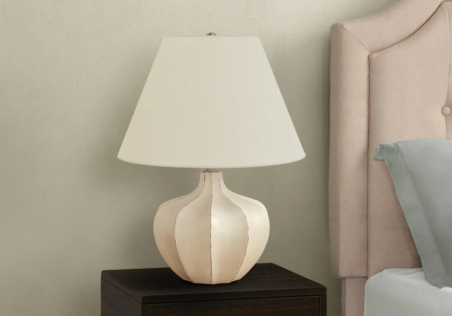 Lampe de table 21"H en résine