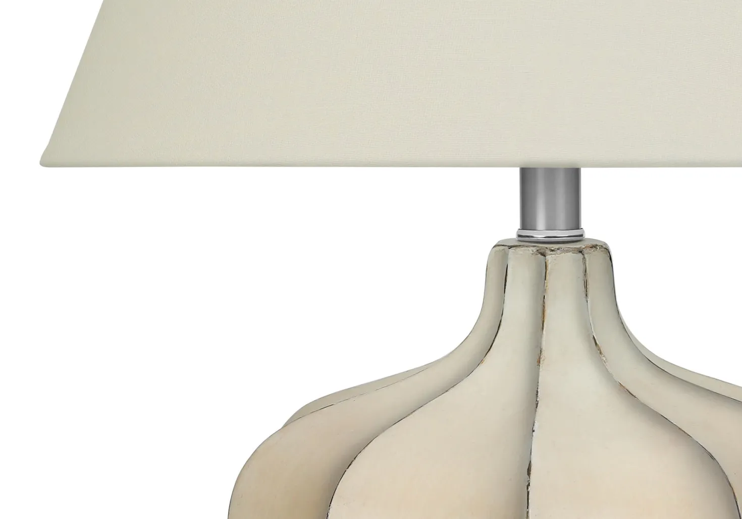 Lampe de table 21"H en résine