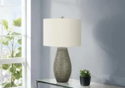 Lampe de table 24"H en résine