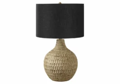 Lampe de table 25"H en résine