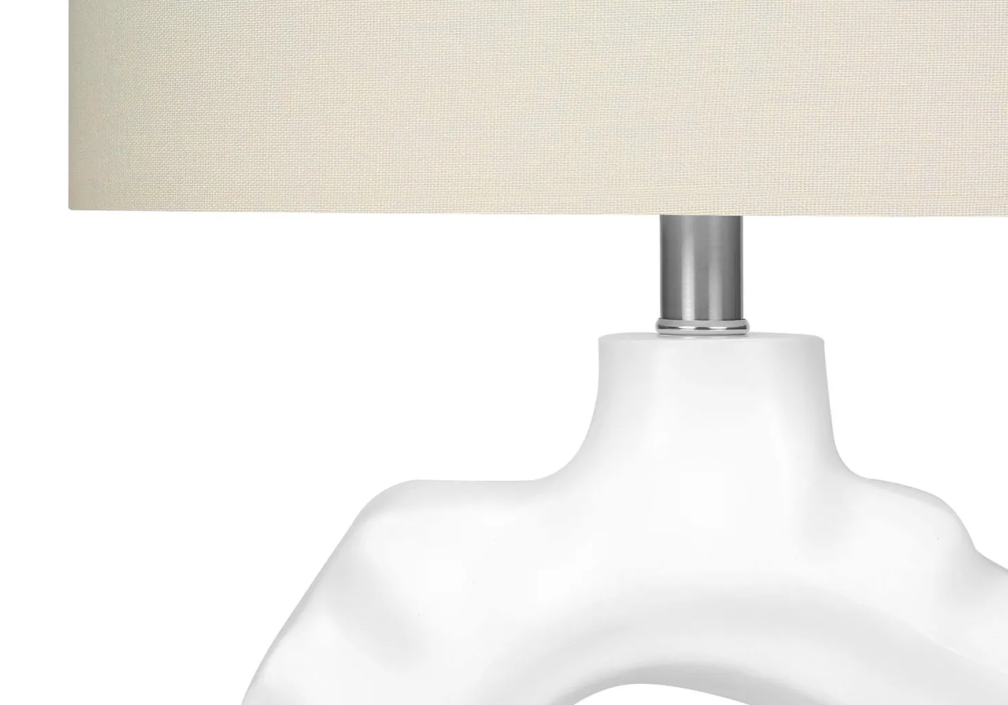 Lampe de table 25"H en résine