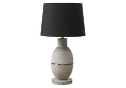 Lampe de table 25"H en résine