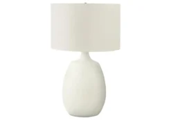 Lampe de table 26"H en résine