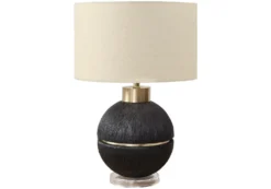 Lampe de table 26"H en résine