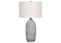 Lampe de table 27"H en résine