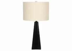 Lampe de table 27"H en résine