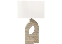 Lampe de table 28"H en résine