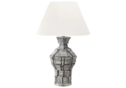 Lampe de table 28"H en résine