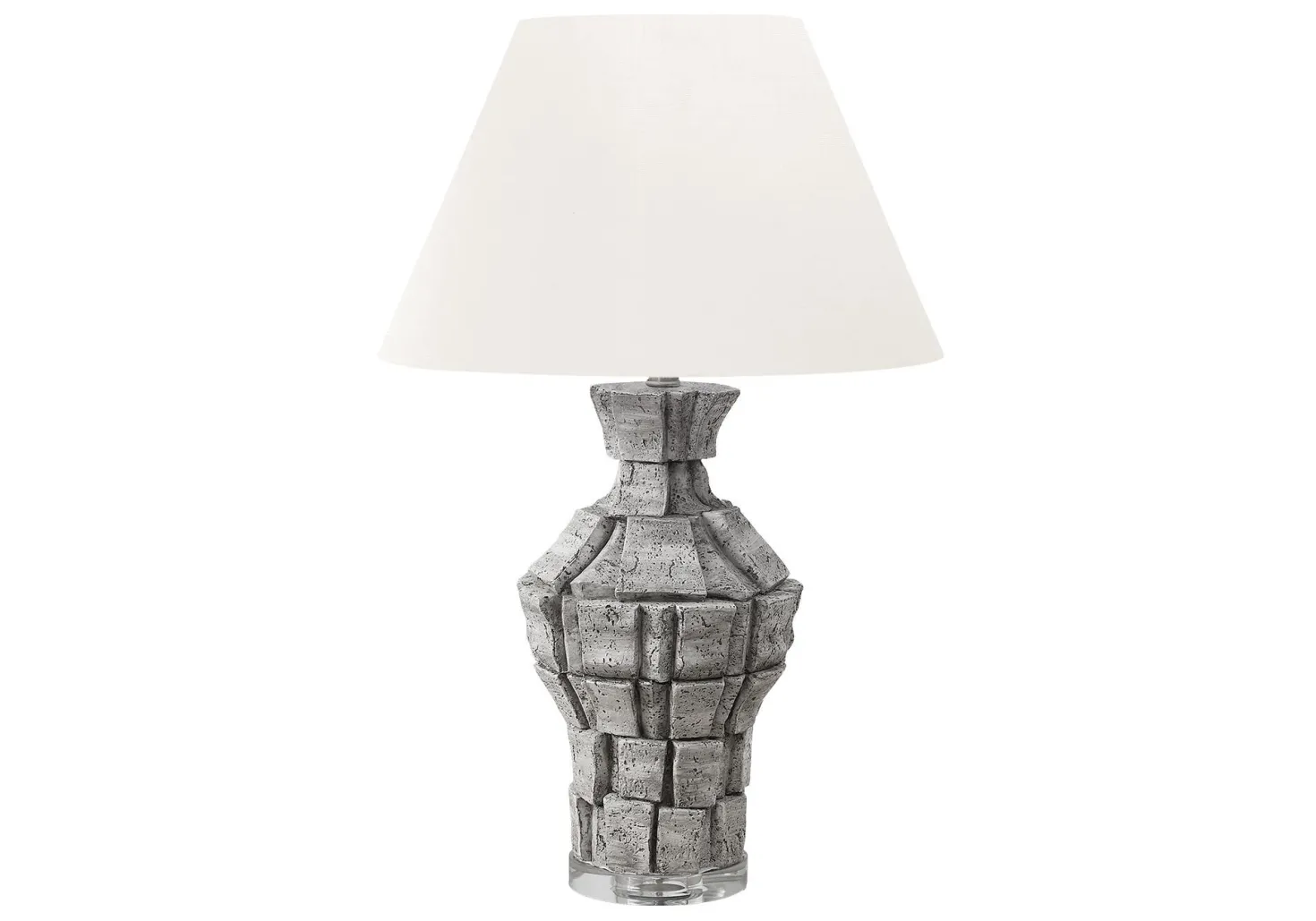 Lampe de table 28"H en résine