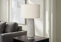 Lampe de table 29"H en résine