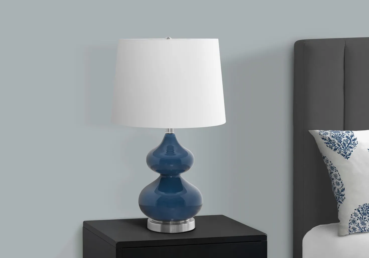Lampe de table 24"H en verre