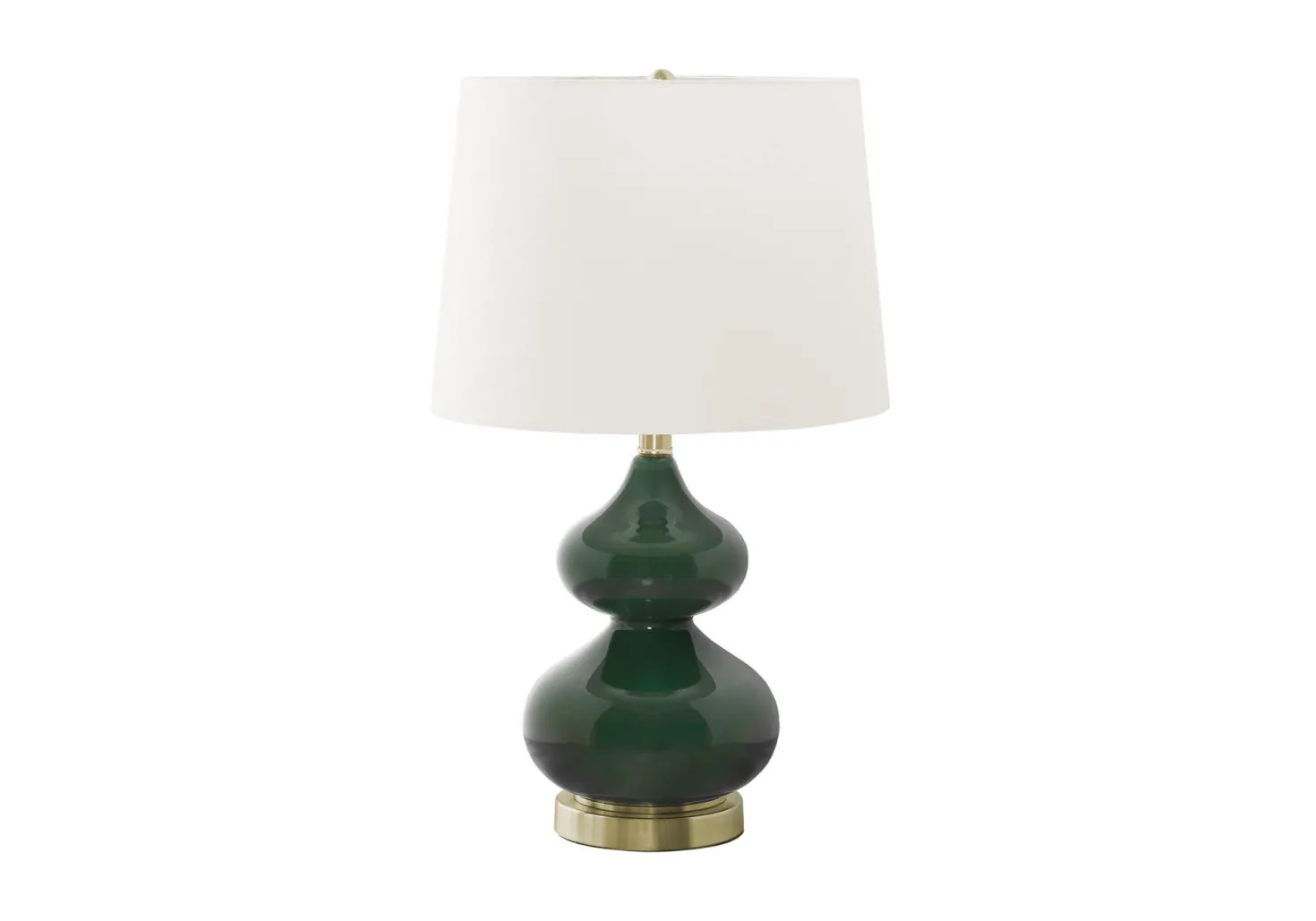 Lampe de table 24"H en verre