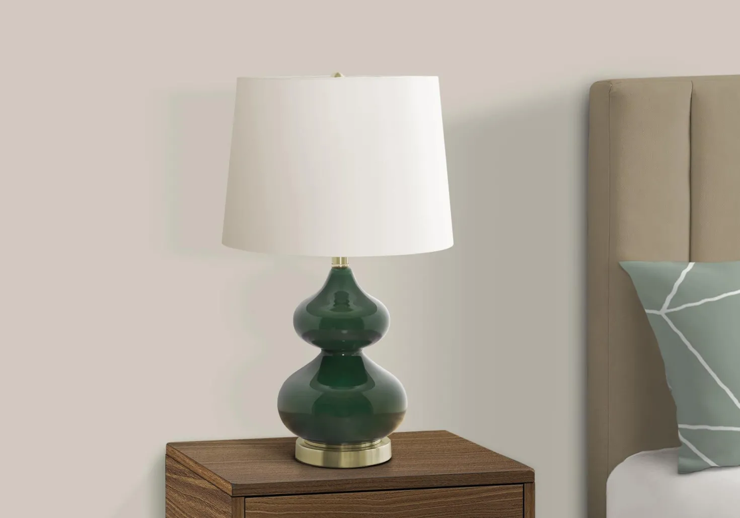 Lampe de table 24"H en verre