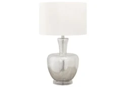 Lampe de table 26"H en verre