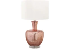 Lampe de table 26"H en verre
