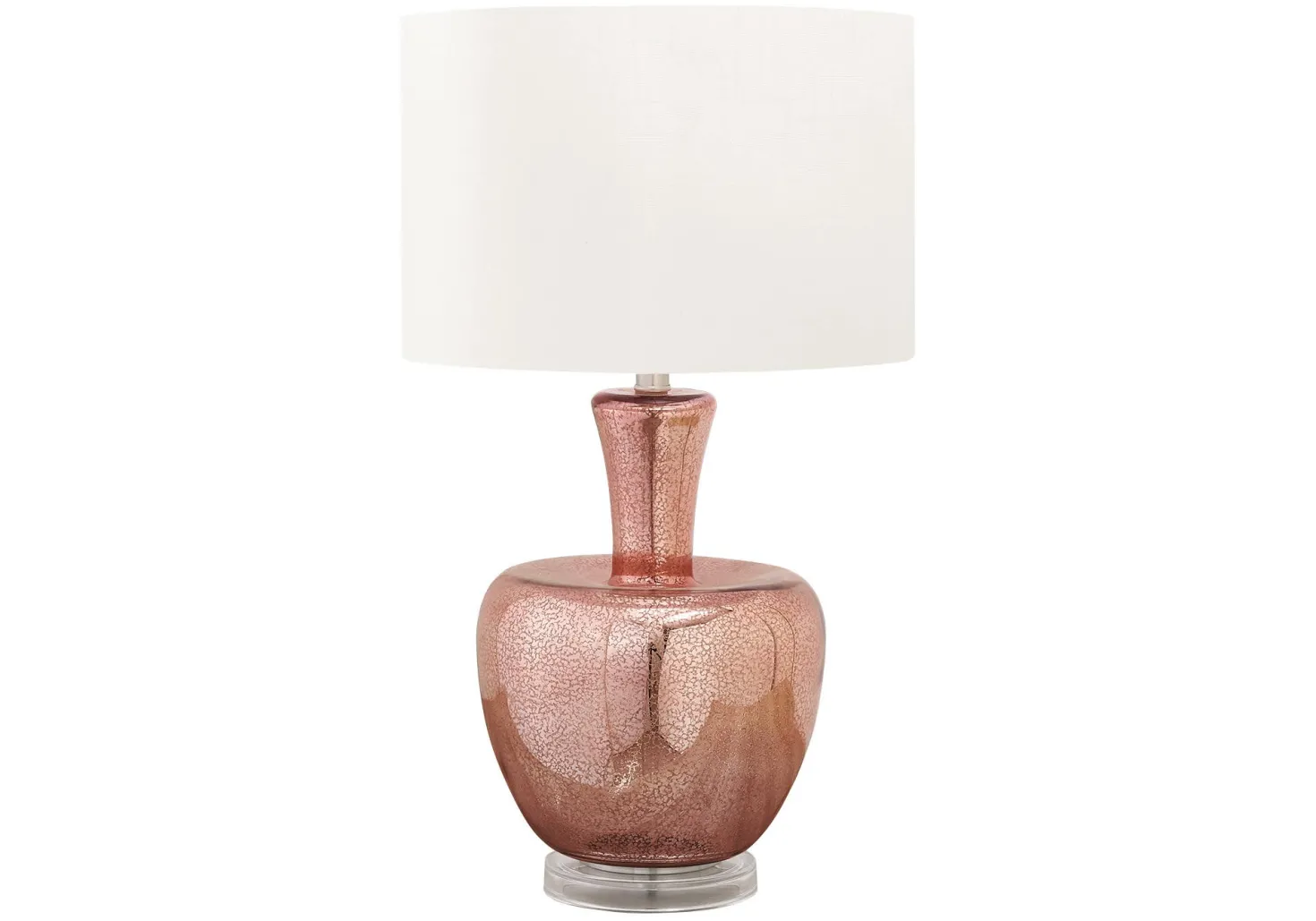 Lampe de table 26"H en verre