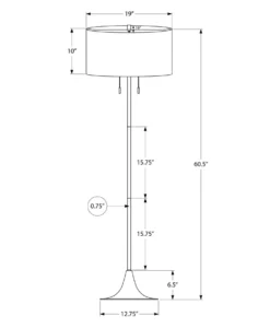 Lampe sur pied 61