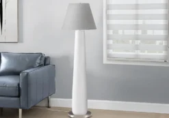 Lampe sur pied 61" en métal